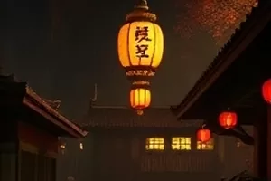《长夜灯行》男子在深夜派出所翻阅卷宗的剧照